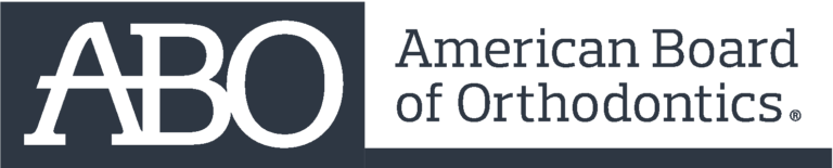 ABO_Logo_2e3743 Keller & Wainwright Orthodontics Blue American Board of Orthodontics Logo